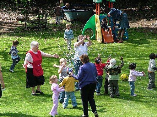 children playing